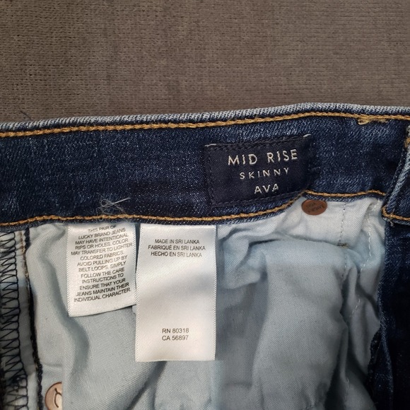 Lucky Brand Jeans Womens Size 8/29 Mid Rise Ava Skinny - Picture 8 of 11